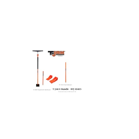 T-Jak Bundle of a T-JAK Drywall and Cabinet Jack and a 3 foot extension BTJ-104DE3